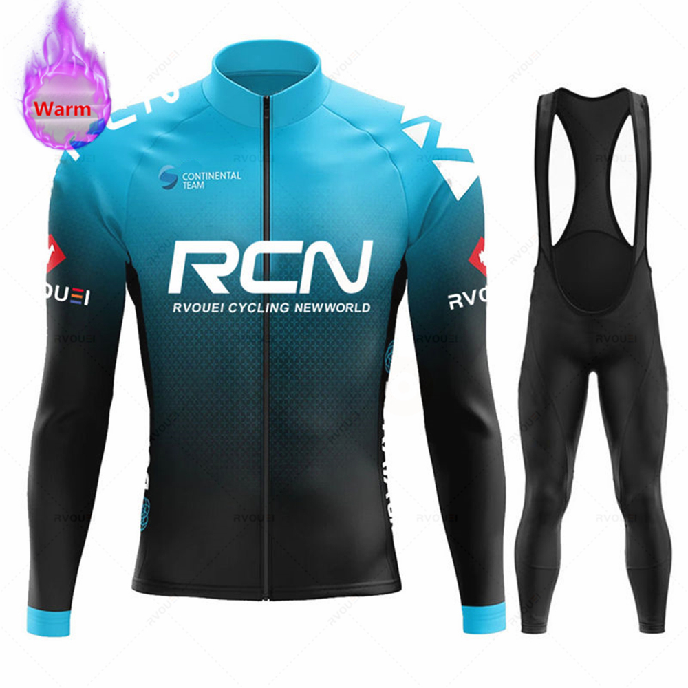 Cycling Gear Sale - Rvouei Team Winter Thermal Fleece Cycling