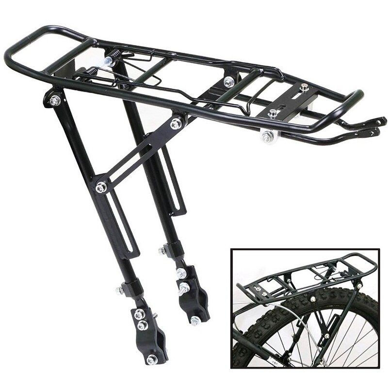 Cycling Gear Organizer Bag - 1PC Alloy Rear Bicycle Rack Carrier