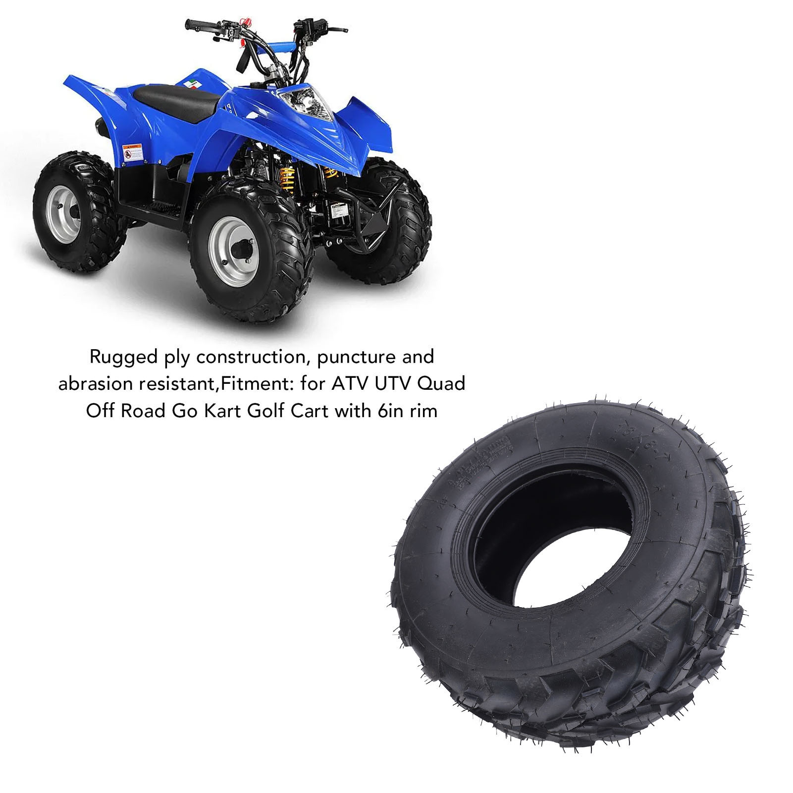 16x8-7 ATV Tire 7 Inch Rubber  - Road Bike Tire 评论和价格
