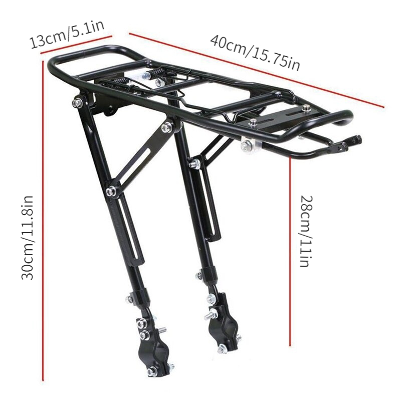 1PC Alloy Rear Bicycle  Rack C - Cycling Gear Organizer Bag 评论和价格