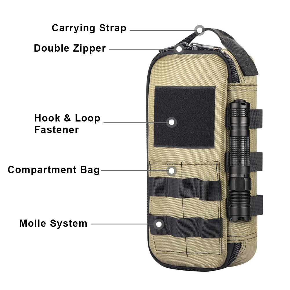 Tactical Utility EDC Pouch Hea - Cycling Gear Storage 评论和价格
