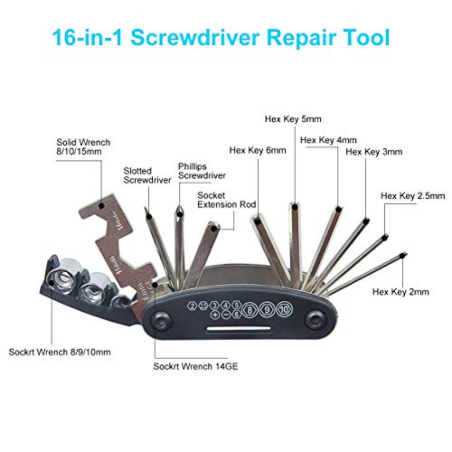 Bike Repair Kit Contains 16-in - Road Bike Tire 评论和价格